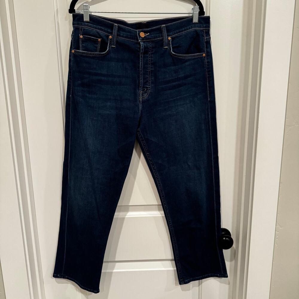 MOTHER Denim The Tomcat Snipped in the Bud dark denim women SIZE 33